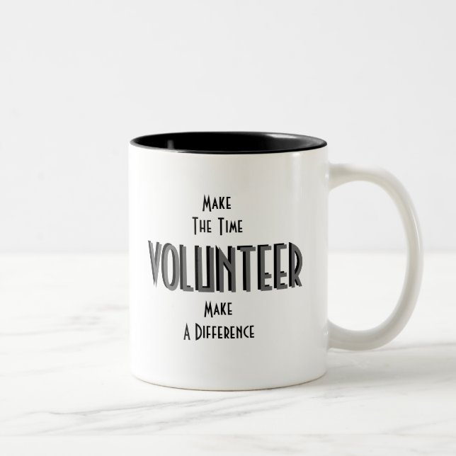 Taza Bicolor Voluntario (Derecha)