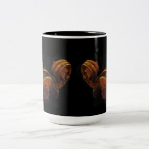 Taza Bicolor Volutas del violín