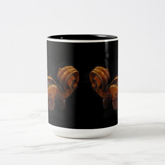 Taza Bicolor Volutas del violín (Centro)