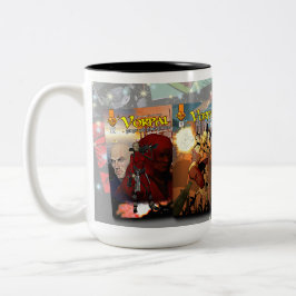 Taza Bicolor Vorpal Comic Book Mug: Tres coberturas Mug