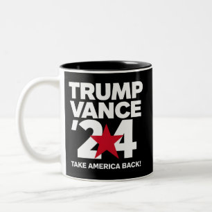 Taza Bicolor Vota Trump Vance 2024 Elección Trump 2024