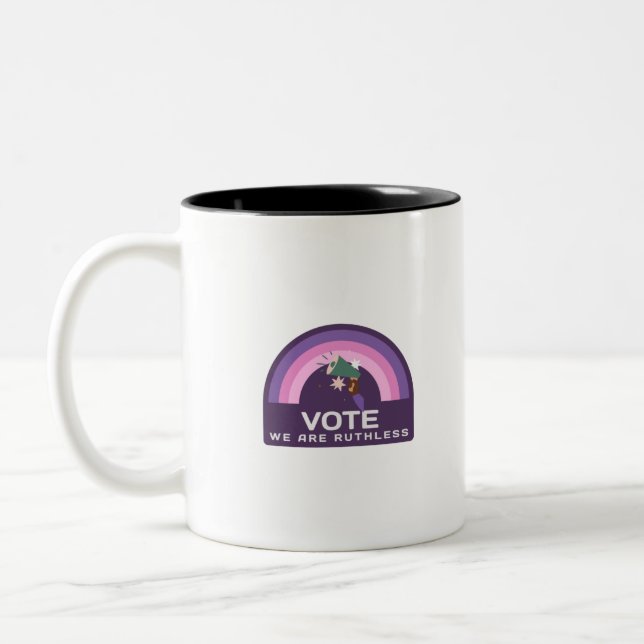 Taza Bicolor Votar sin piedad (Izquierda)