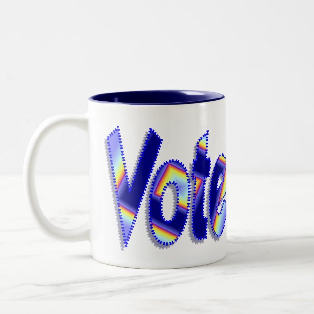 Taza Bicolor Voto (Izquierda)