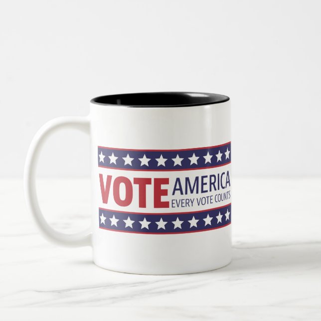Taza Bicolor Voto (Izquierda)
