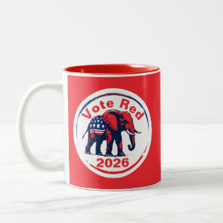 Taza Bicolor Voto rojo 2026