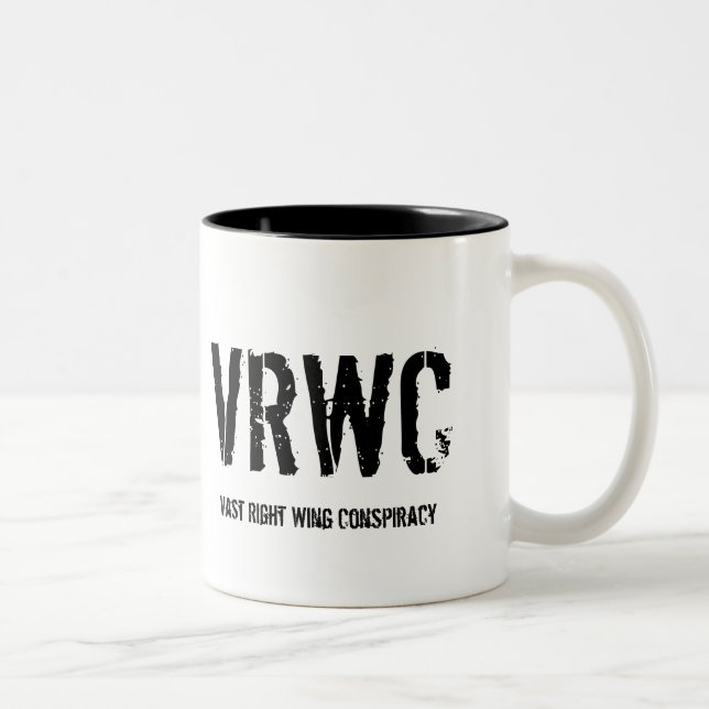Taza Bicolor VRWC, conspiración extensa de la derecha (Derecha)