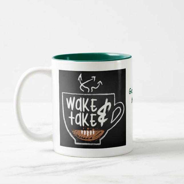 Taza Bicolor Wake & Take Fan Mug (Izquierda)
