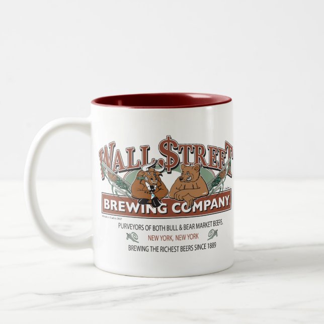 TAZA BICOLOR WALL-STRRET-BREWING- (Izquierda)