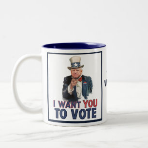 Taza Bicolor Walz - Quiero que VOTES