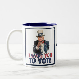 Taza Bicolor Walz - Quiero que VOTES
