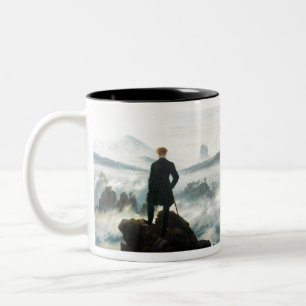 Taza Bicolor Wanderer encima del mar de niebla