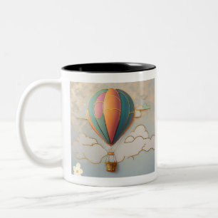 Taza Bicolor "Wanderlust Aerials"