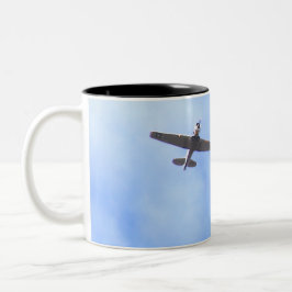 Taza Bicolor War plane