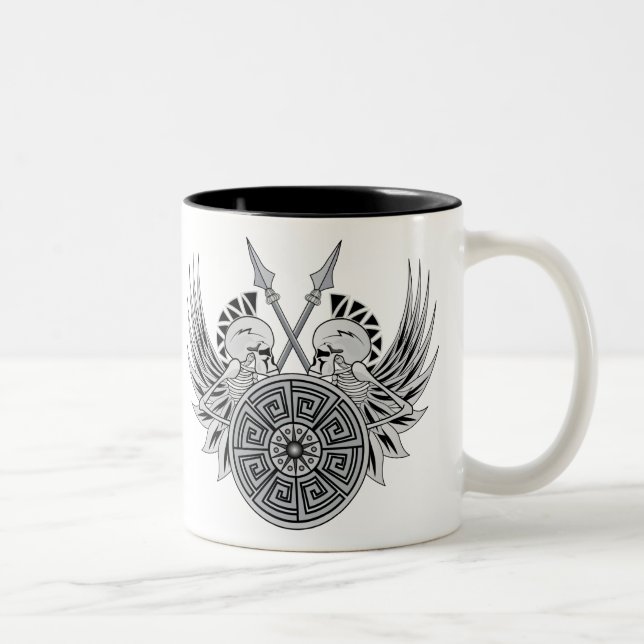 Taza Bicolor Warrior Skulls (Derecha)