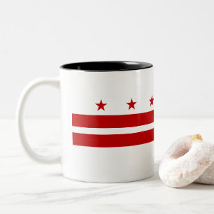Taza Bicolor Washington, bandera de la C.C.