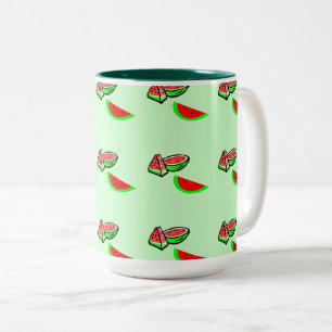 Taza Bicolor Watermelon Coffee Mug