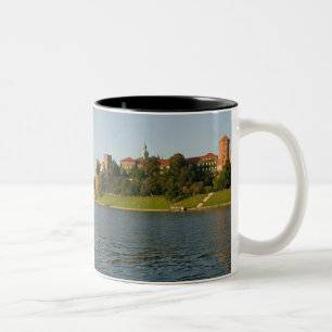 Taza Bicolor Wawel Hill con Castillo Real y Catedral,