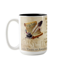 We the People Mug 250 Year Anniversary of America