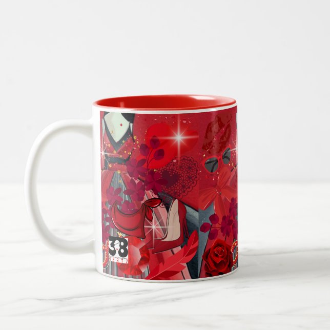 Taza Bicolor Wear Red (Izquierda)