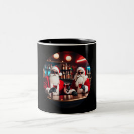 Taza Bicolor Weihnachtsmann - Kaffeetasse