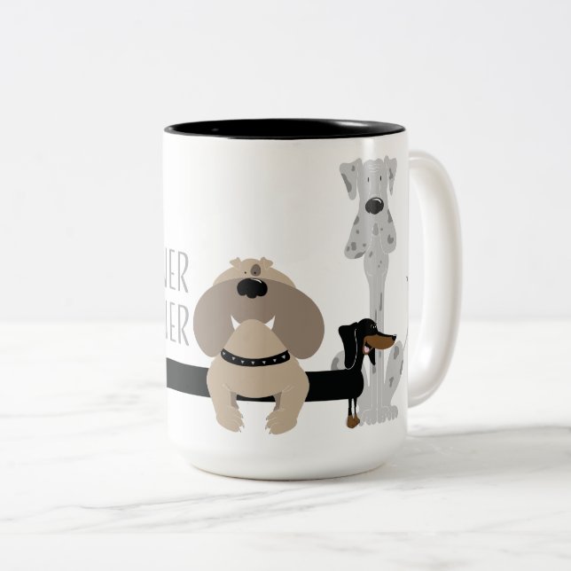Taza Bicolor Weiner Inbetweener (Anverso derecho)
