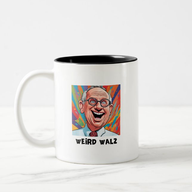 Taza Bicolor Weird Walz Coffee Mug (Izquierda)