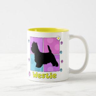 Taza Bicolor Westie maravilloso
