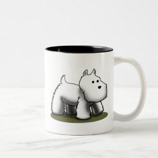 Taza Bicolor Westie más pequeño
