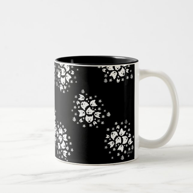 Taza Bicolor Westie Terrier Bouquets Mug (Derecha)
