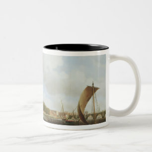 Taza Bicolor Westminster de Lambeth, con el barg ceremonial
