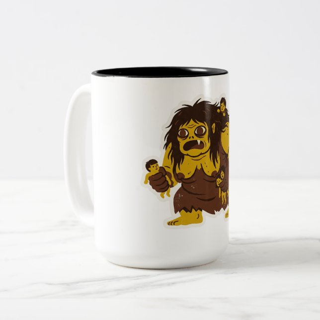 Taza Bicolor Wewe Gombel (Anverso izquierdo)