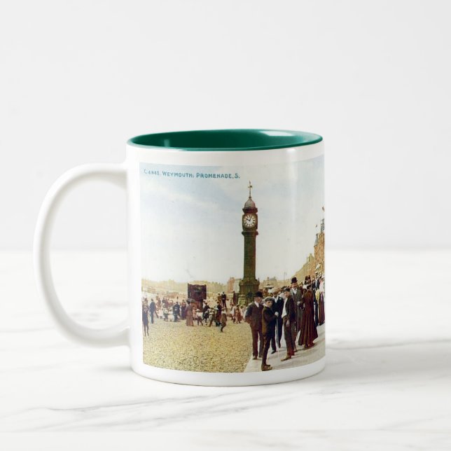 Taza Bicolor Weymouth Souvenir Mug (Izquierda)