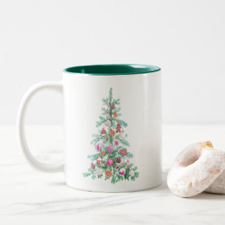 Taza Bicolor Whimsical Tree Mug