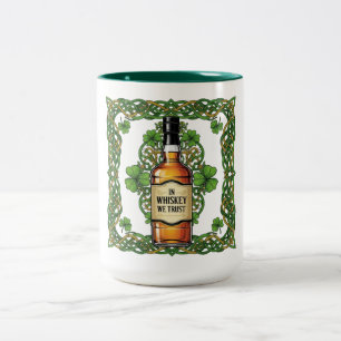 Taza Bicolor Whiskey irlandés