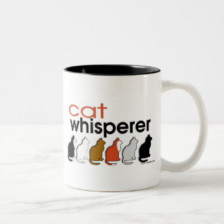 Taza Bicolor Whisperer del gato