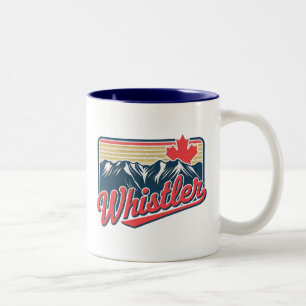 Taza Bicolor Whistler BC Canadá