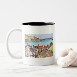 Taza Bicolor Whitby, Inglaterra