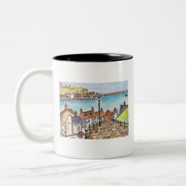Taza Bicolor Whitby, Inglaterra