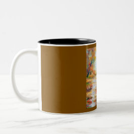 Taza Bicolor Whitetail Deer Fall Mugs & Cups