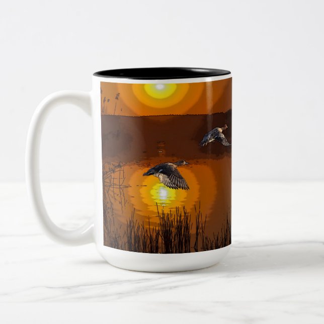 Taza Bicolor Wilderness Sunset Duck (Izquierda)