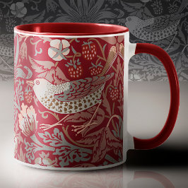 Taza Bicolor William Morris Strawberry Thief Coffee Mug