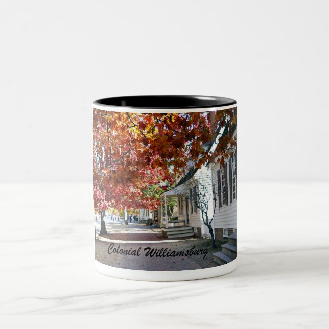 Taza Bicolor Williamsburg colonial (Centro)