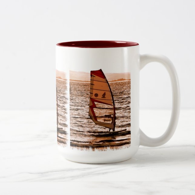 TAZA BICOLOR WINDSURF (Derecha)