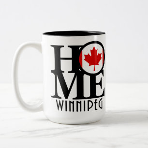 Taza Bicolor Winnipeg HOME 15oz