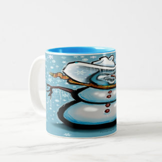 Taza Bicolor Winter Cowboy