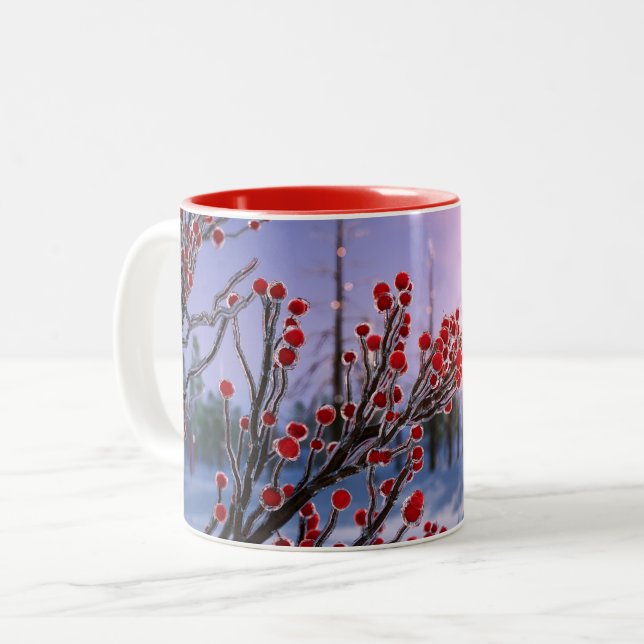 Taza Bicolor Winterberry en Ice Mug (Anverso izquierdo)