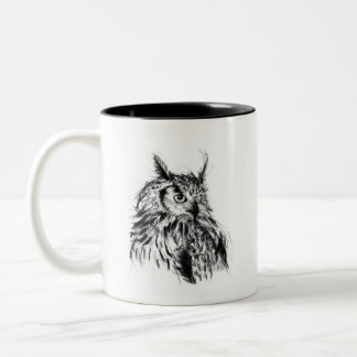 Taza Bicolor Wisdom Owl