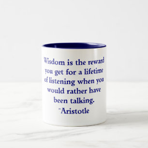 Taza Bicolor Wisdom Reward Mug