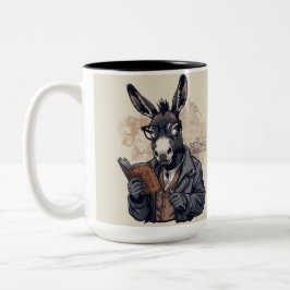 Taza Bicolor Wise Donkey — Mug