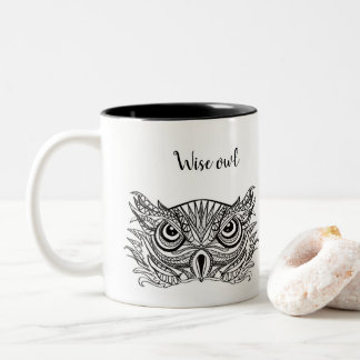 Taza Bicolor Wise owl